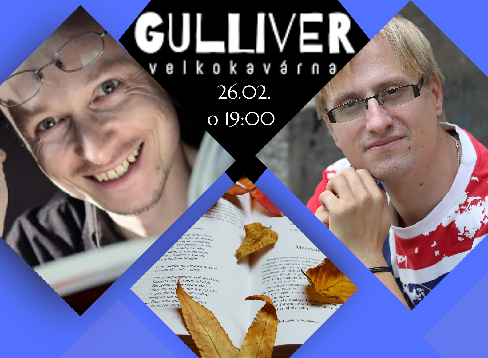titulní obrazek události 'MICHAL ČAGÁNEK & PATRIK PETER | autorské čtení a hudba'